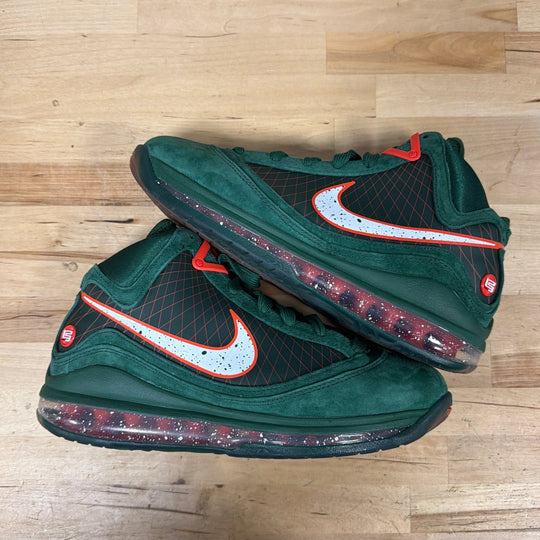 Nike LeBron 7 FAMU Gorge Green Size 7.5M (Lightly Worn)