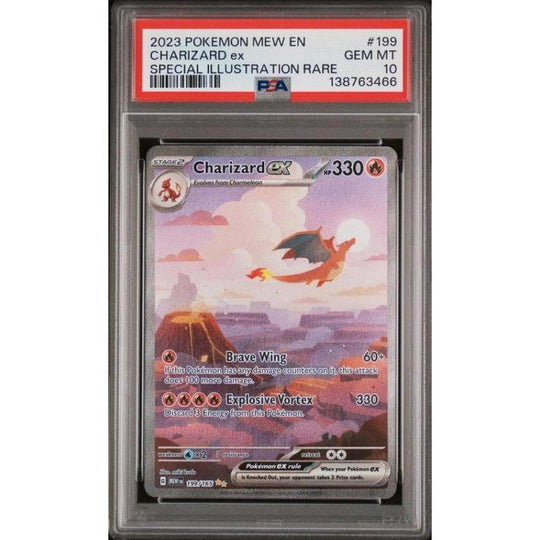 2023 POKEMON MEW EN-151 SPECIAL ILLUSTRATION RARE #199 CHARIZARD EX