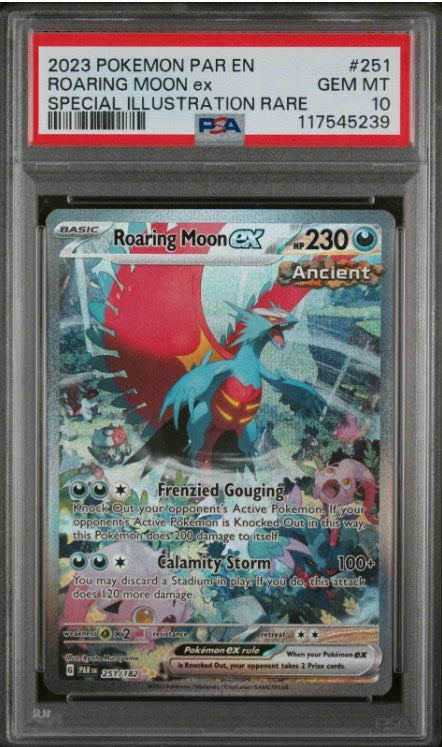 2023 POKEMON PAR EN-PARADOX RIFT #251 ROARING MOON EX
