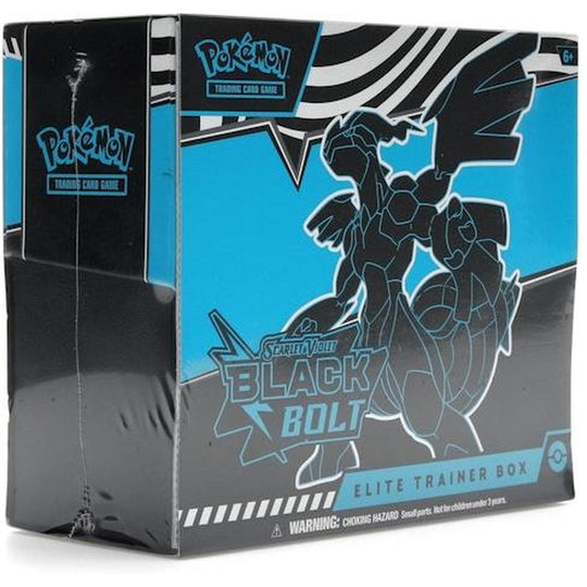 2025 Pokémon Scarlet & Violet Black Bolt Elite Trainer Box