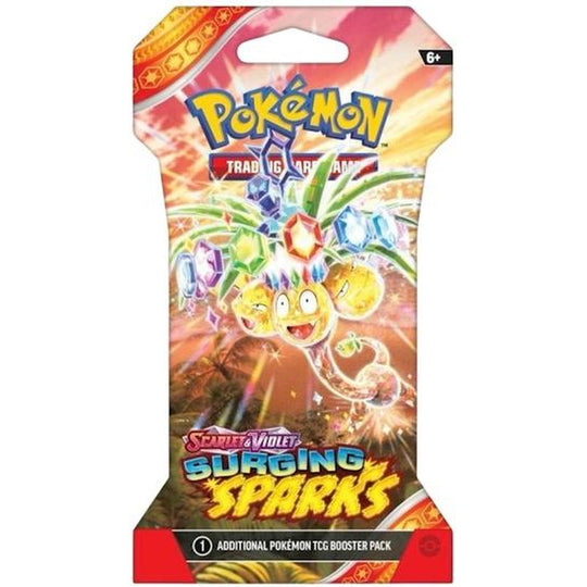 Pokemon Surging Sparks Alolan Exeggutor Sleeved Booster Pack 2025 Pokémon Scarlet & Violet