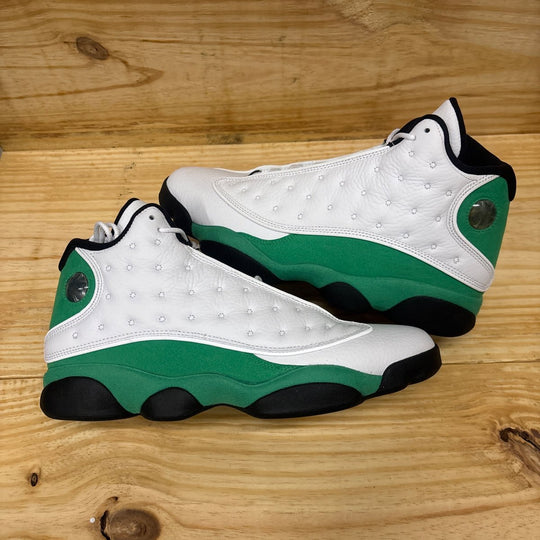 Jordan 13 Retro White Lucky Green Size 11M (Lightly Worn)