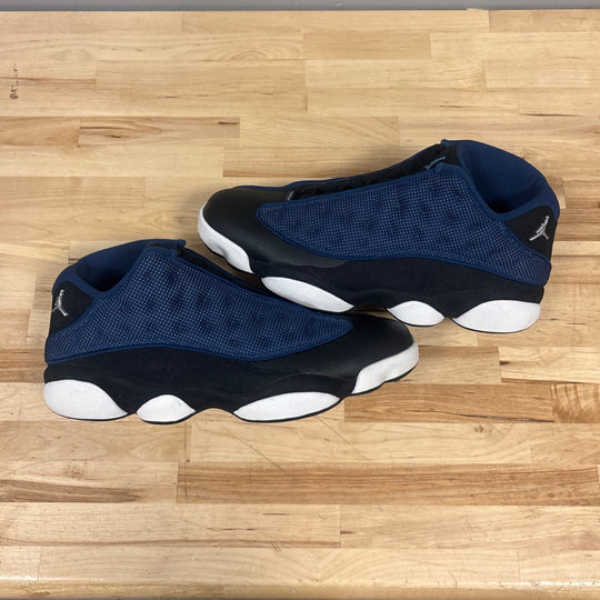 Jordan 13 Retro Low Brave Blue Size 12M (Moderately Worn)