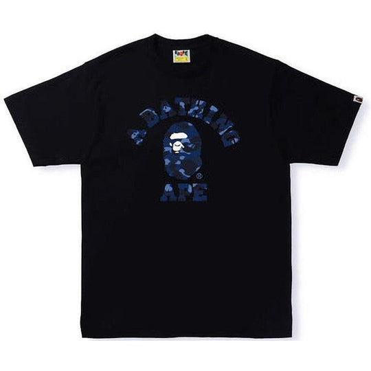 BAPE Color Camo College Tee Black/Navy