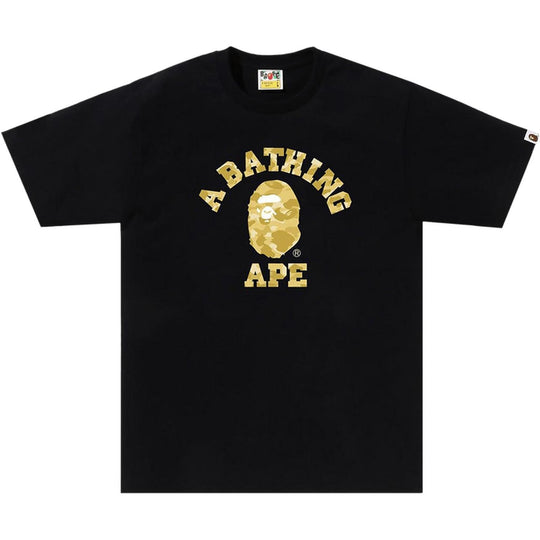 BAPE Color Camo College Tee (SS24) Black/Yellow