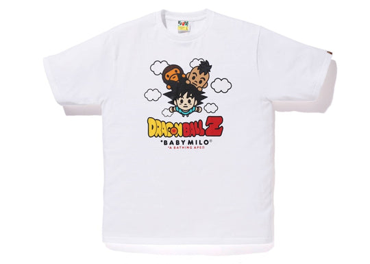 BAPE x Dragon Ball Z Son Goku & Uub Baby Milo Tee White