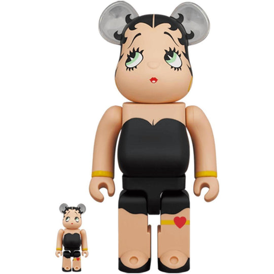 Bearbrick Betty Boop (TM) 100% & 400% Set Black Ver.