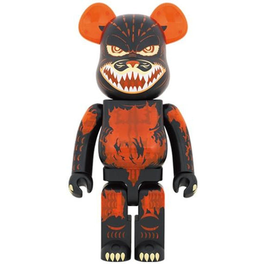 Bearbrick Godzilla VS Destoroyah version Godzilla (Meltdown) 1000% Clear Orange Ver.