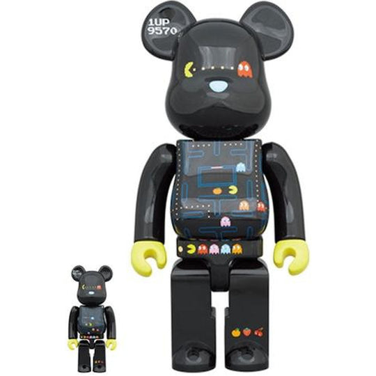 Bearbrick Pac-Man 100% & 400% Set
