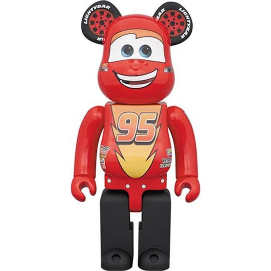 Bearbrick x Disney Pixar Lightning McQueen 1000% Red