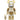 Bearbrick x Hajime Sorayama x Marvel Iron Man Reverse 100% & 400% Set Gold/Silver