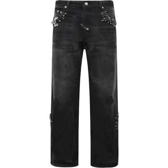 Birth of Royal Child 1920s Vintage Pin Washed Carpenter Pants