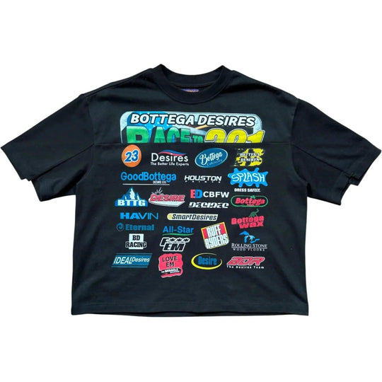 Bottega Desires Race T-Shirt Black