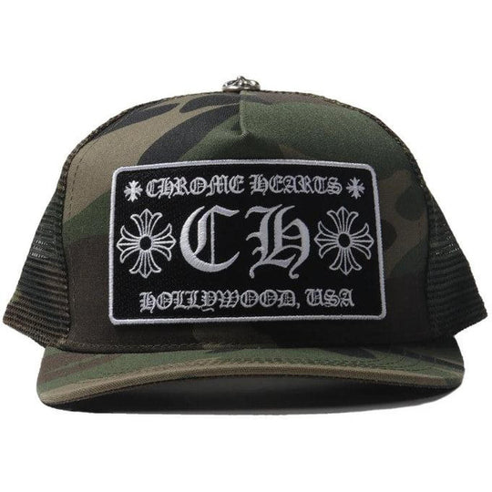 Chrome Hearts Hollywood Trucker Hat Camo