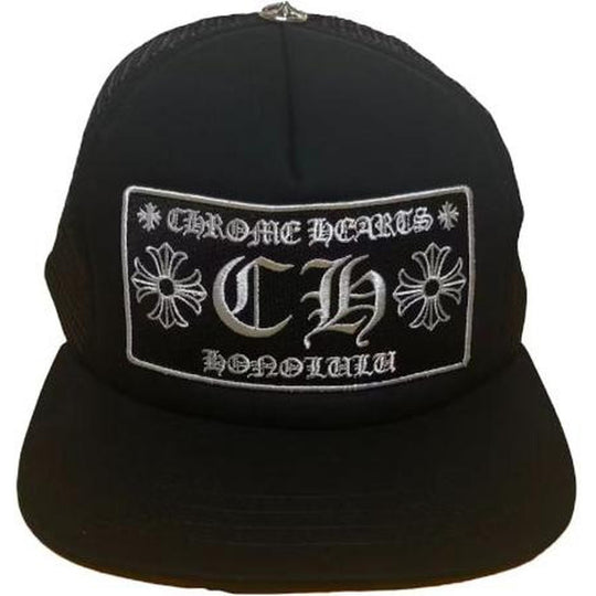 Chrome Hearts Honolulu Exclusive CH Trucker Hat Black