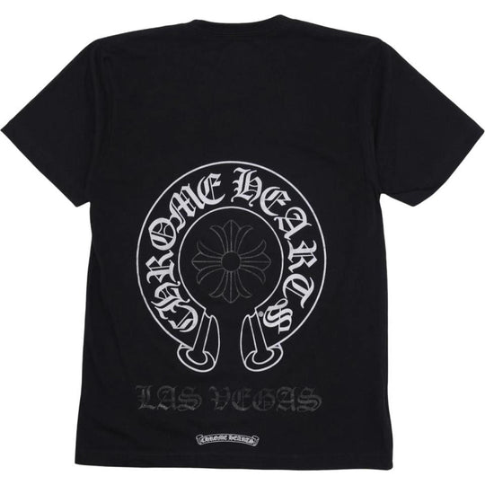 Chrome Hearts Horseshoe Las Vegas Pocket T-shirt Black