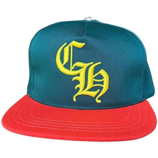 Chrome Hearts Miami Art Basel Exclusive Baseball Hat Green/Orange/Gold