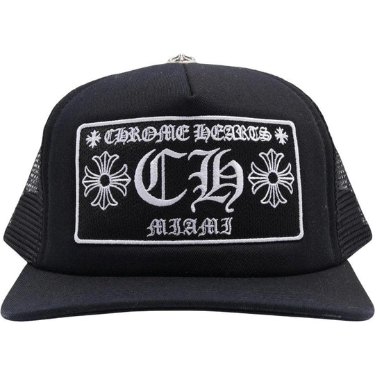 Chrome Hearts Miami Exclusive Trucker Hat Black
