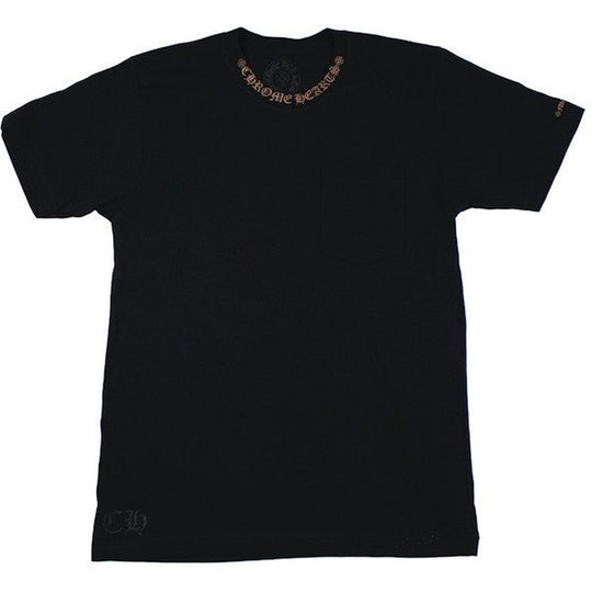 Chrome Hearts Neck Logo T-shirt Black/Brown