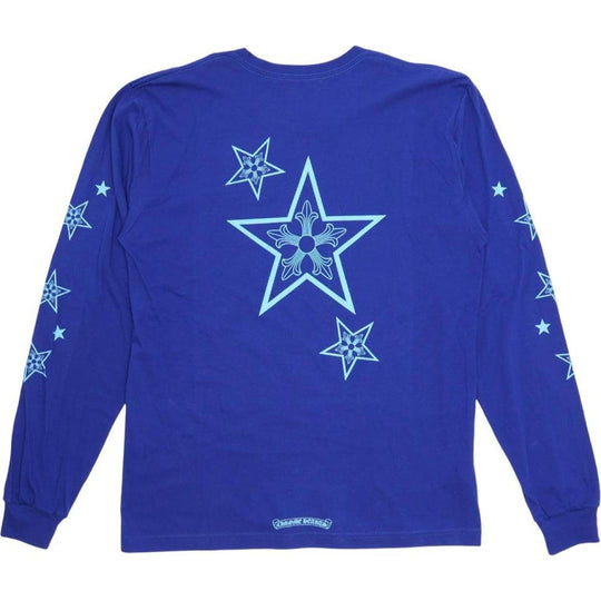 Chrome Hearts Star Logo Long Sleeve Blue