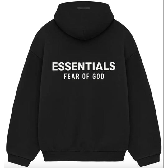Fear of God Essentials Fleece Hoodie Black (FW24)