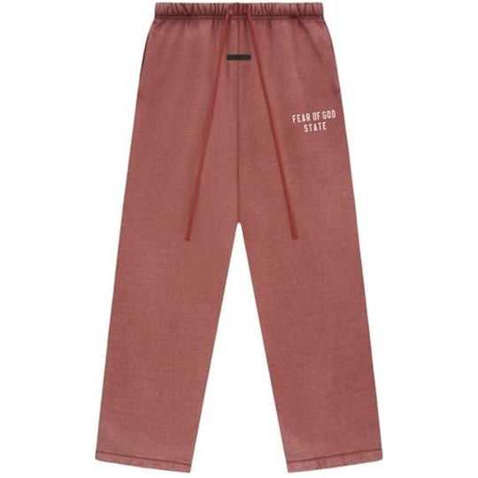 Fear of God Essentials Heavy Fleece Relaxed Sweatpant Crimson