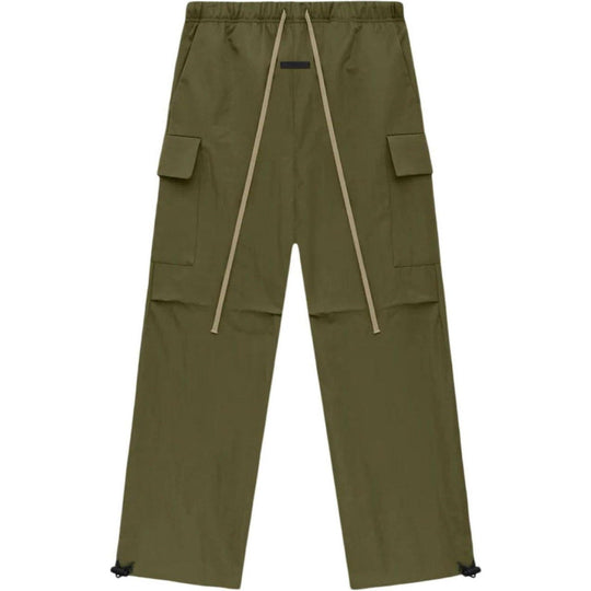 Fear of God Essentials Textured Nylon Field Pant Military Green