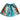Fine Britches Racer Shorts Light Blue Orange