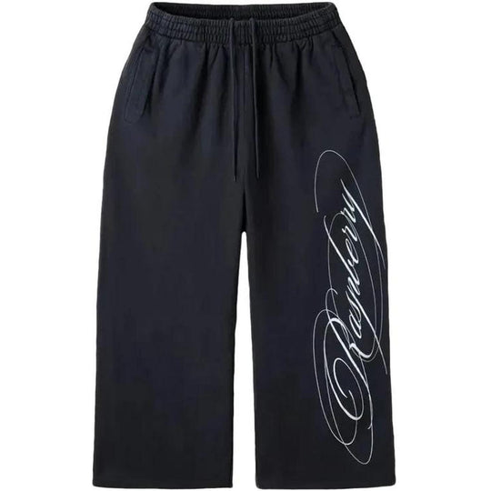 GV Gallery Raspberry Hills Calligraphy Sweatpants Black