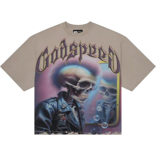 Godspeed Man In The Mirror T-Shirt Bone