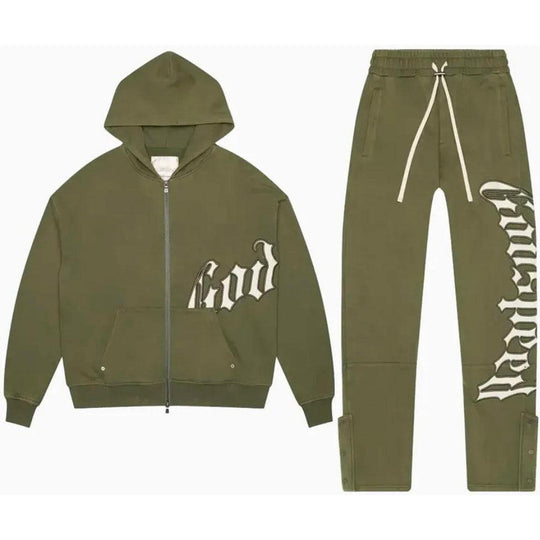 Godspeed OG Logo Sweatsuit V2 Olive (Full Set)