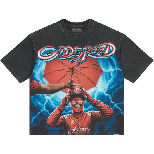 Godspeed Supreme Reign T-Shirt Black Wash
