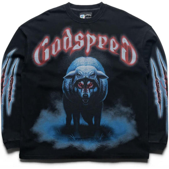 Godspeed W.I.S.C II Long Sleeve T-Shirt Black