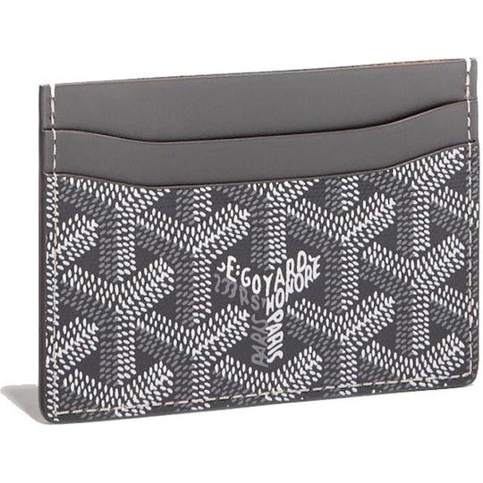 Goyard Saint-Sulpice Card Wallet Gray