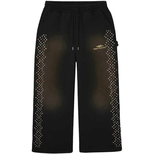 HMDD Crystal Sweatpants Washed Black
