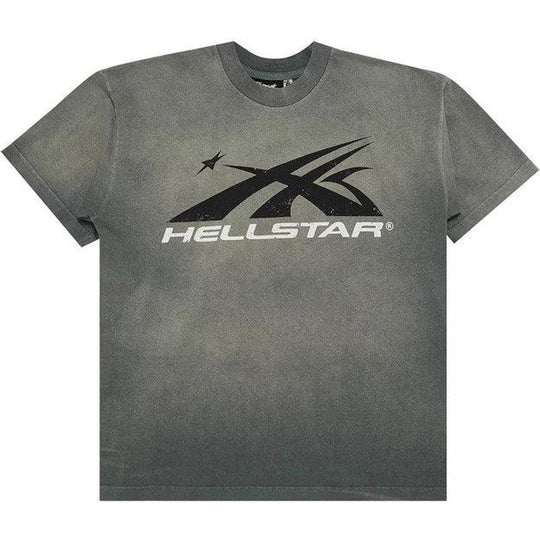 Hellstar Gel Sport Logo T-shirt Grey