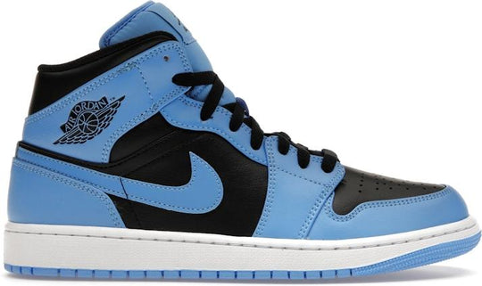 Jordan 1 Mid University Blue Black
