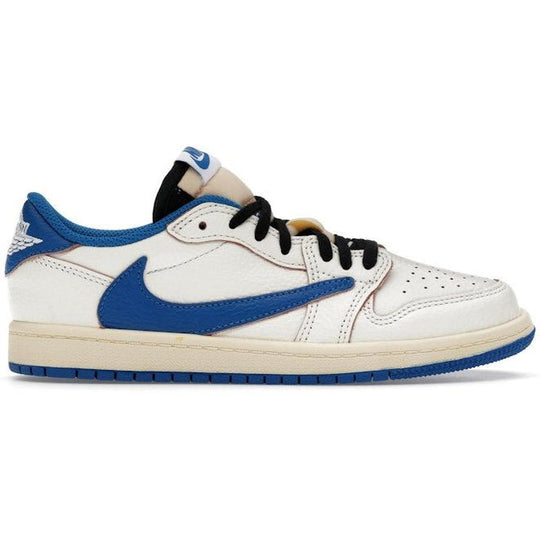 Jordan 1 Retro Low OG SP Fragment x Travis Scott Sail Military Blue (PS)