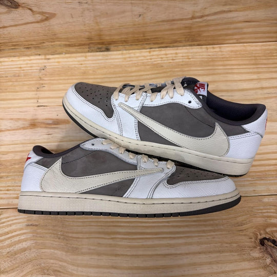 Jordan 1 Retro Low OG SP Travis Scott Reverse Mocha Size 10M (Lightly Worn)