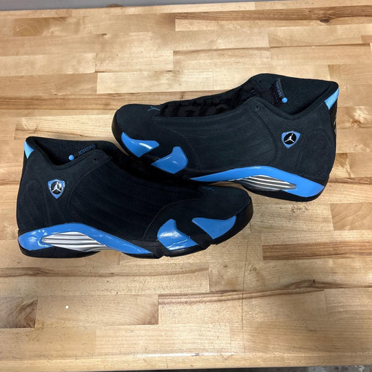 Jordan 14 Retro Black University Blue (2026) Size 13M (Lightly Worn)