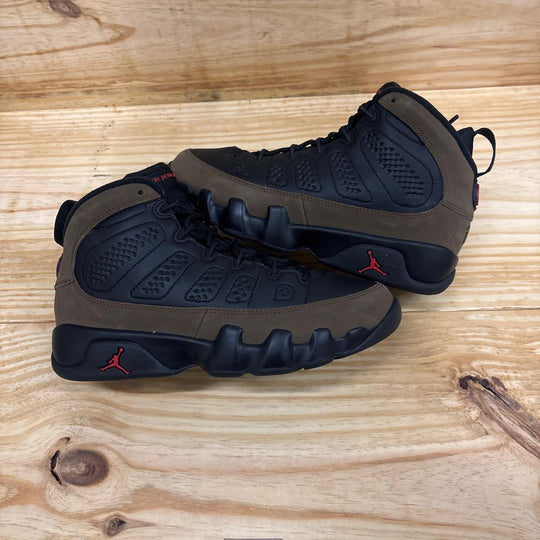 Jordan 9 Retro Olive (2024) (GS) Size 7Y (Lightly Worn)
