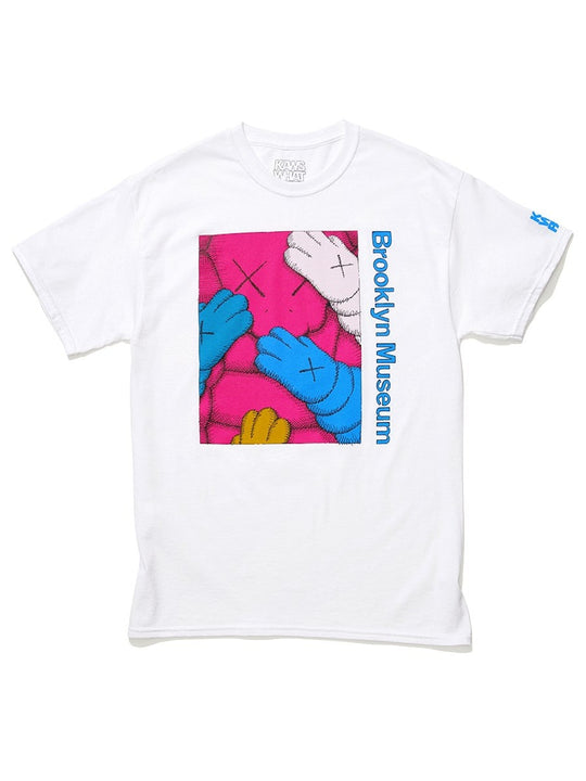 KAWS Brooklyn Museum URGE T-shirt White/Magenta