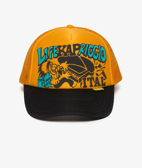 Kapital Life Kapriccio Trucker Hat Yelllow