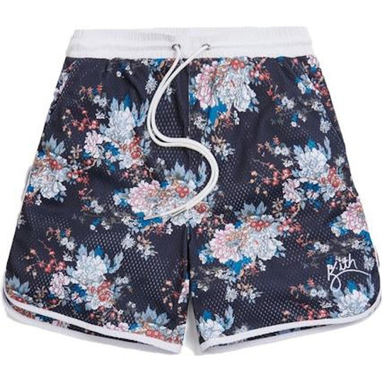 Kith Floral Panel Active Short Navy/Multi