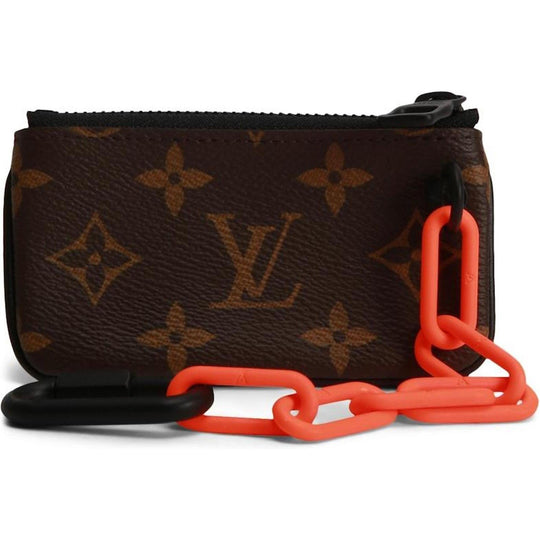 Louis Vuitton Pochette Cles Monogram Orange Brown