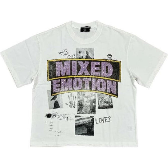 Mixed Emotions Lost Identity Tee White