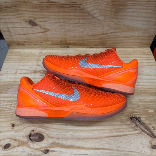 Nike Kobe 6 Protro Total Orange Size 15M (Lightly Worn)