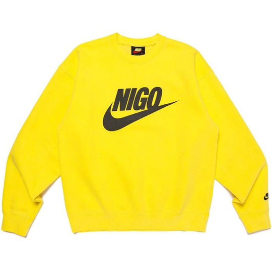 Nike x Nigo NRG Fleece Crew Sweatshirt Yellow