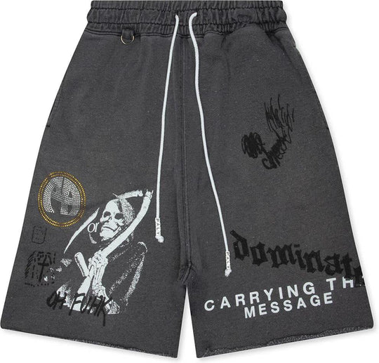 Paly Carrying The Message Sweatshorts Vintage Black