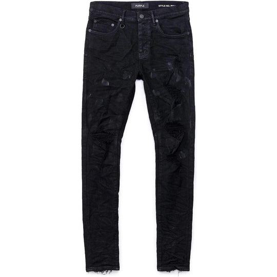 Purple Brand Black Oil Spill Jean Black